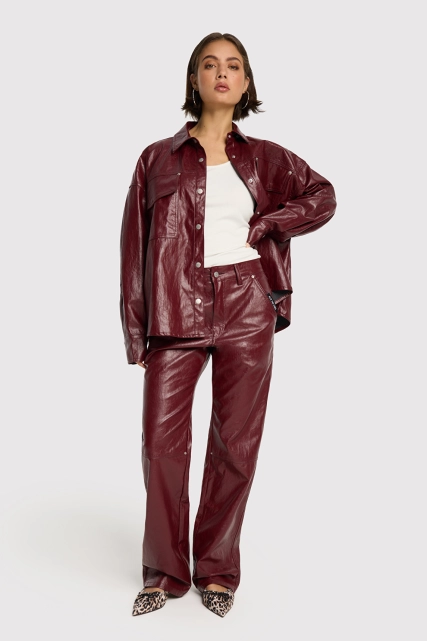 Faux Leather Pants