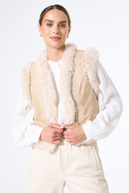 Beige Gilet