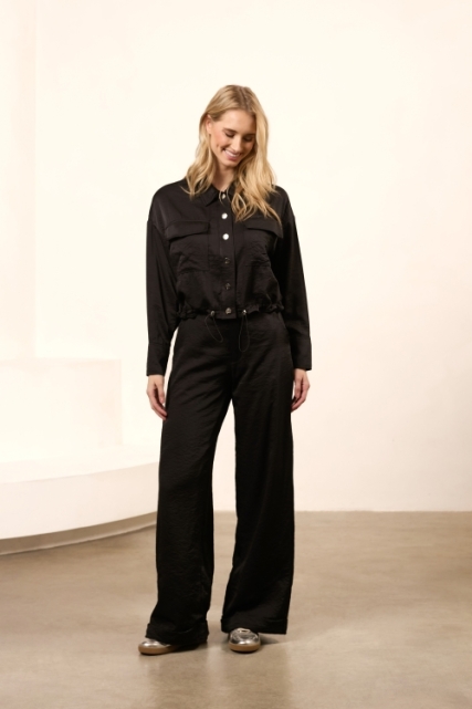 Broek Svea - Bordeaux & Zwart