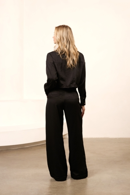 Broek Svea - Bordeaux & Zwart