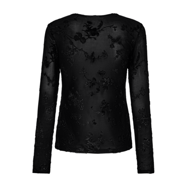 Blouse Biska - Blauw & Zwart