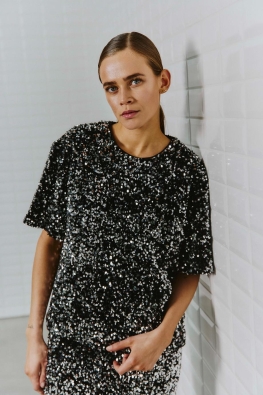 Idun Sequin Top